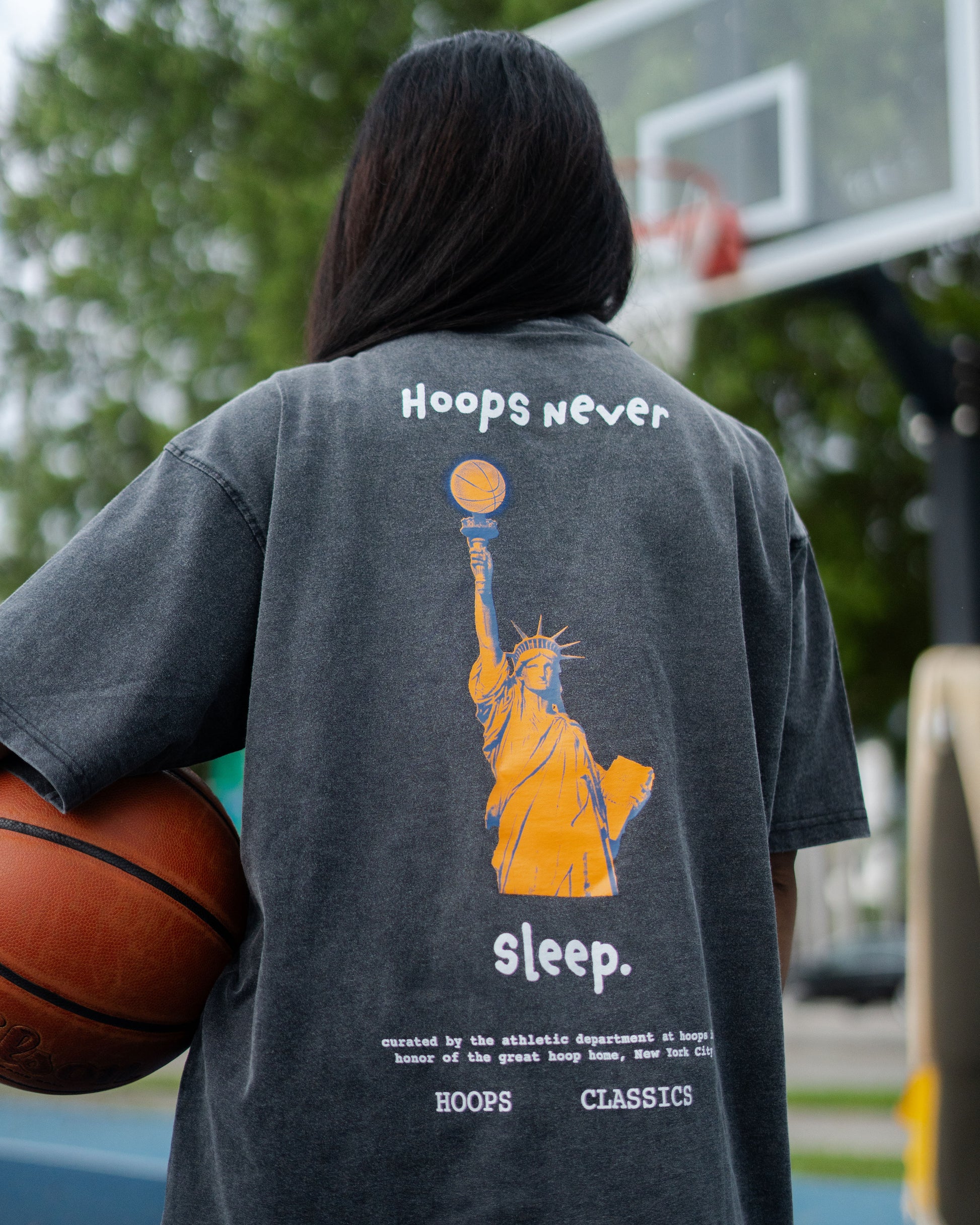 Hoops Never Sleep Tee